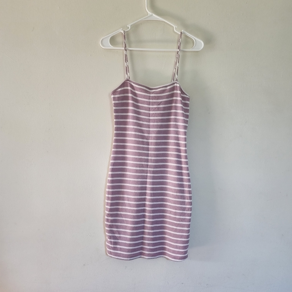 Forever 21 Light pink-cream knit mini dress size medium